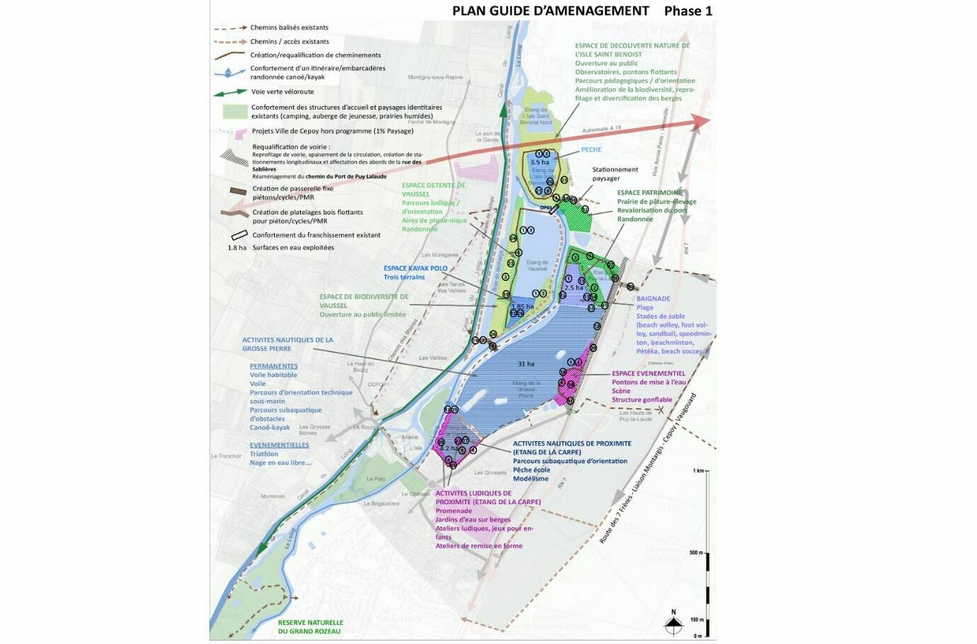 Schéma d'aménagement de la phase 1 - Viapolis Schéma d'aménagement de la phase 1 - Viapolis