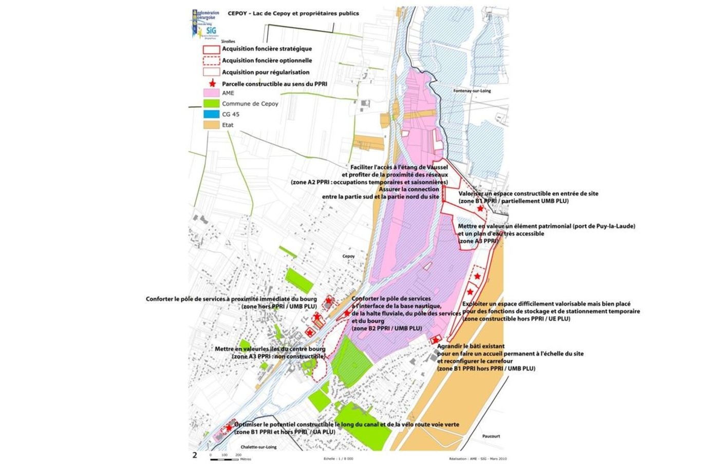 Bilan foncier du site de Cepoy - Viapolis Bilan foncier du site de Cepoy - Viapolis
