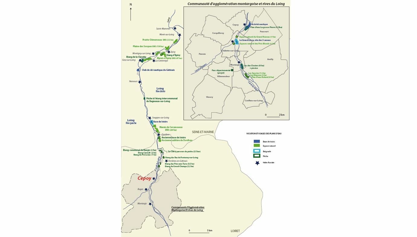Vocation et usages des plans d’eau de la vallée du Loing - Viapolis Vocation et usages des plans d’eau de la vallée du Loing - Viapolis