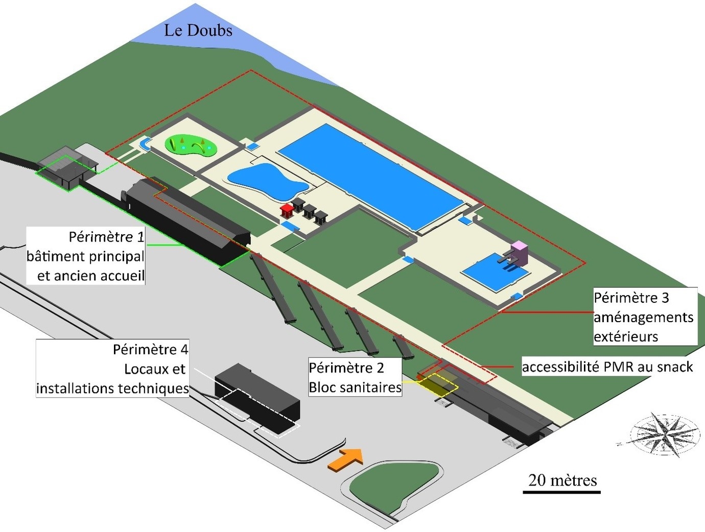 Chalezeule : principe de réorganisation des extérieurs - Viapolis Chalezeule : principe de réorganisation des extérieurs - Viapolis