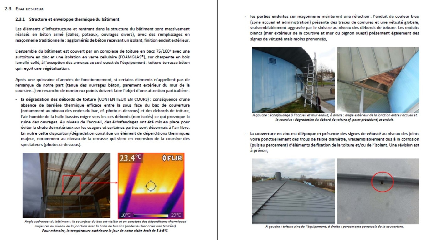 Etat des lieux : identification des désordres, caméra thermique - Viapolis Etat des lieux : identification des désordres, caméra thermique - Viapolis