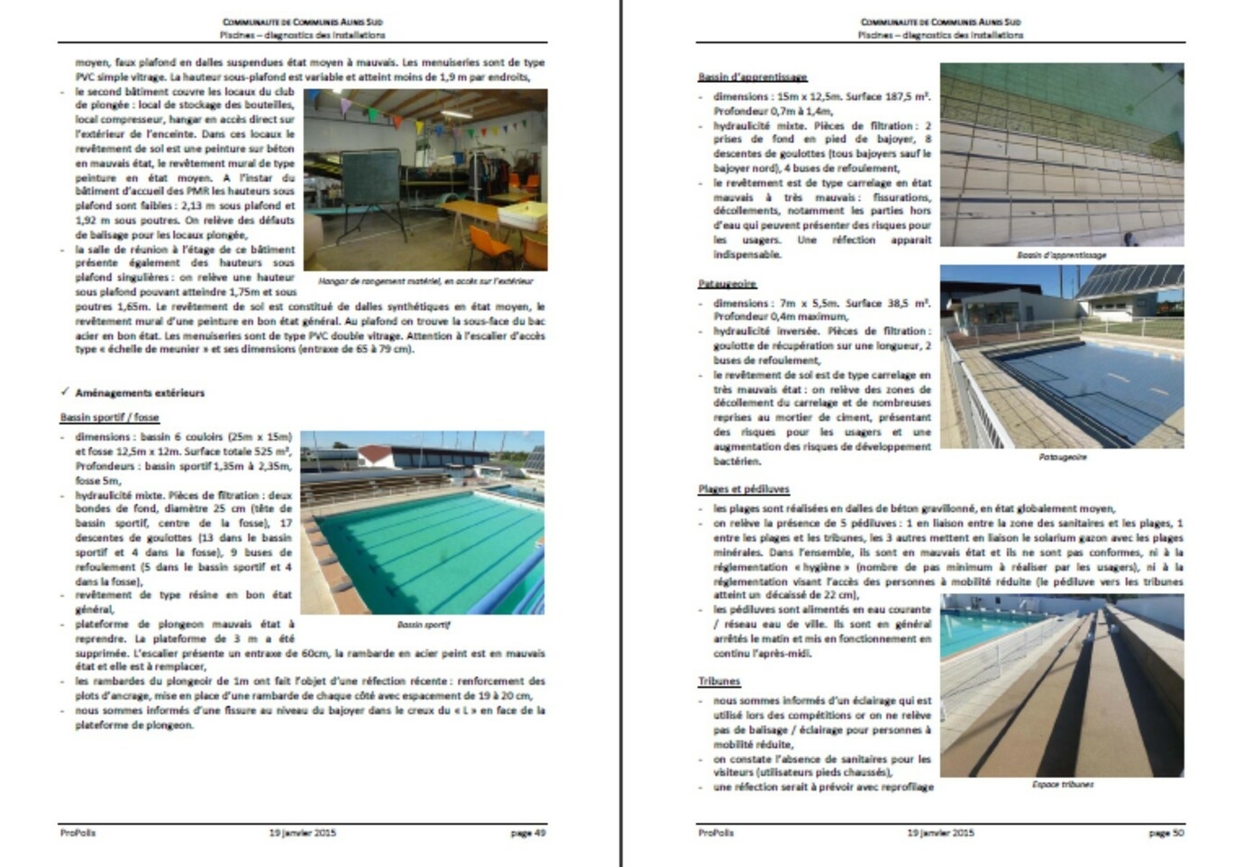 Piscine de Surgères : extrait état des lieux - Viapolis Piscine de Surgères : extrait état des lieux - Viapolis