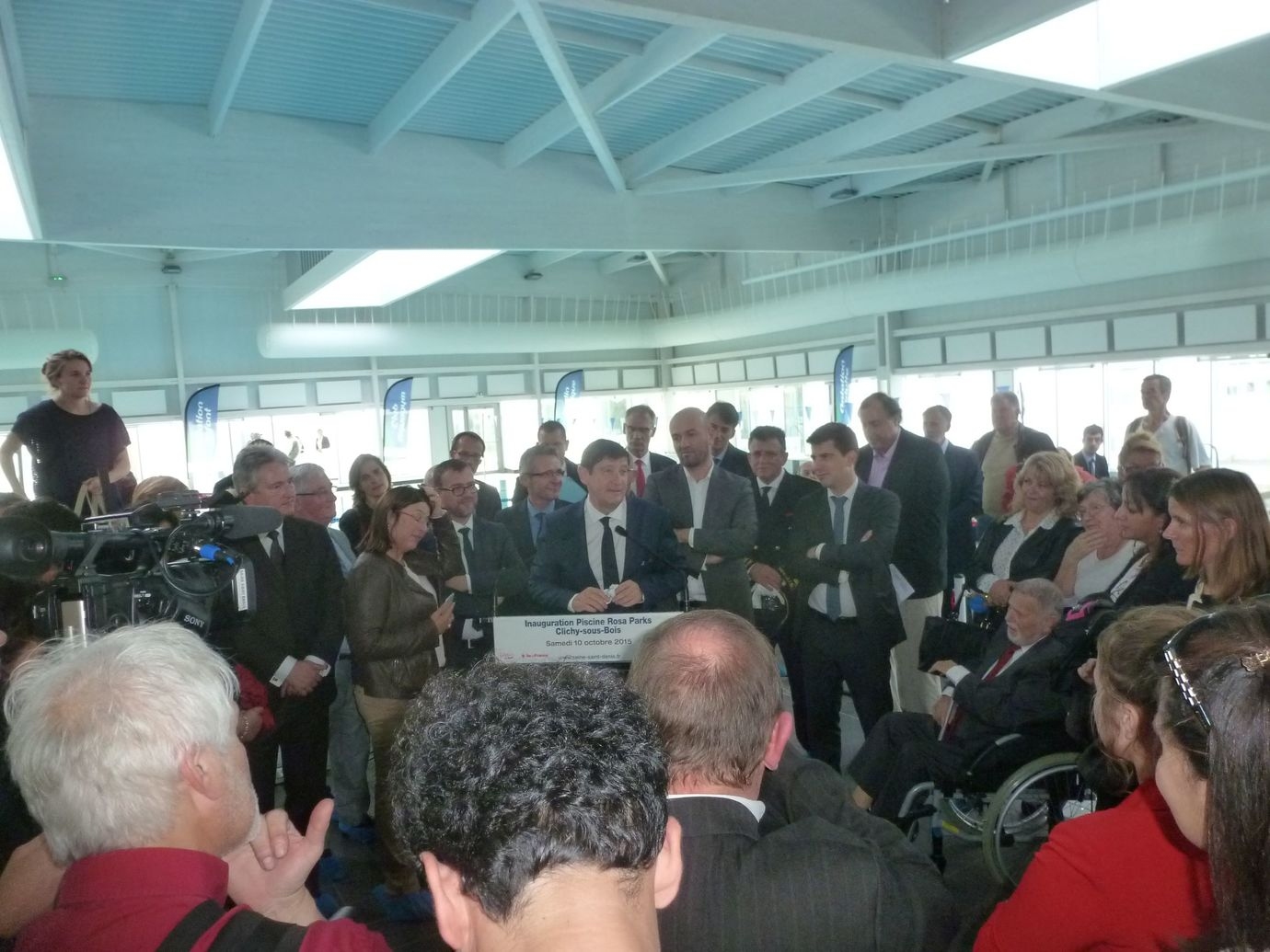Inauguration le 10 oct. 2015 en présence de M. Patrick Kanner, Ministre de la Ville, de la Jeunesse et des Sports - Viapolis Inauguration le 10 oct. 2015 en présence de M. Patrick Kanner, Ministre de la Ville, de la Jeunesse et des Sports - Viapolis