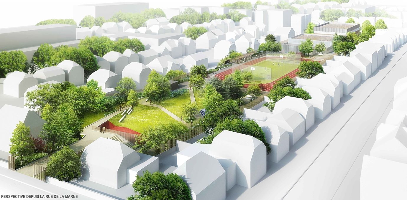 Perspective extérieure - Agence Engasser et Associés