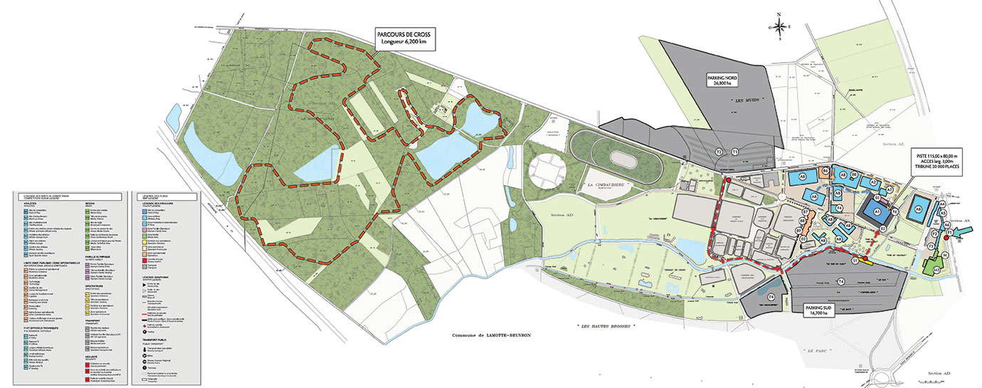 Plan d'organisation du site de Lamotte-Beuvron - Osmose Ingéniere Plan d'organisation du site de Lamotte-Beuvron - Osmose Ingéniere