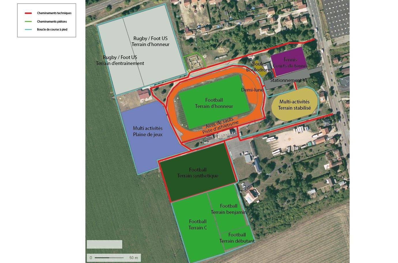 Schéma des usages actuels du site - Viapolis Schéma des usages actuels du site - Viapolis